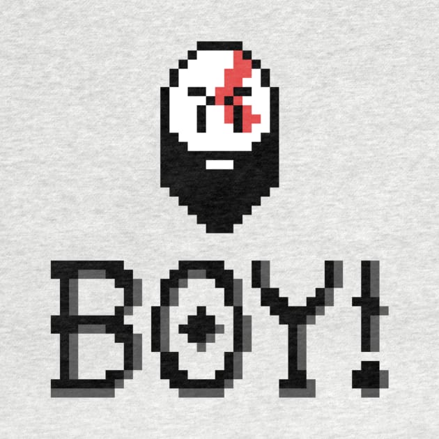 God Of War Kratos "BOY!" 8-Bit Pixel Art by StebopDesigns